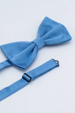 Papillon Elegante in Seta - AZZURRO