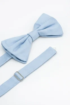 Papillon in Pura Seta - AZZURRO