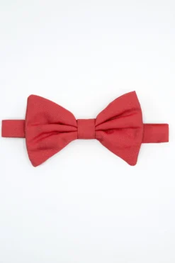 Papillon in Pura Seta - ROSSO