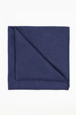 Pochette Elegante in Seta - BLU SCURO