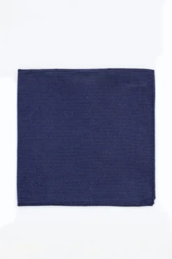 Pochette Elegante in Seta - BLU SCURO