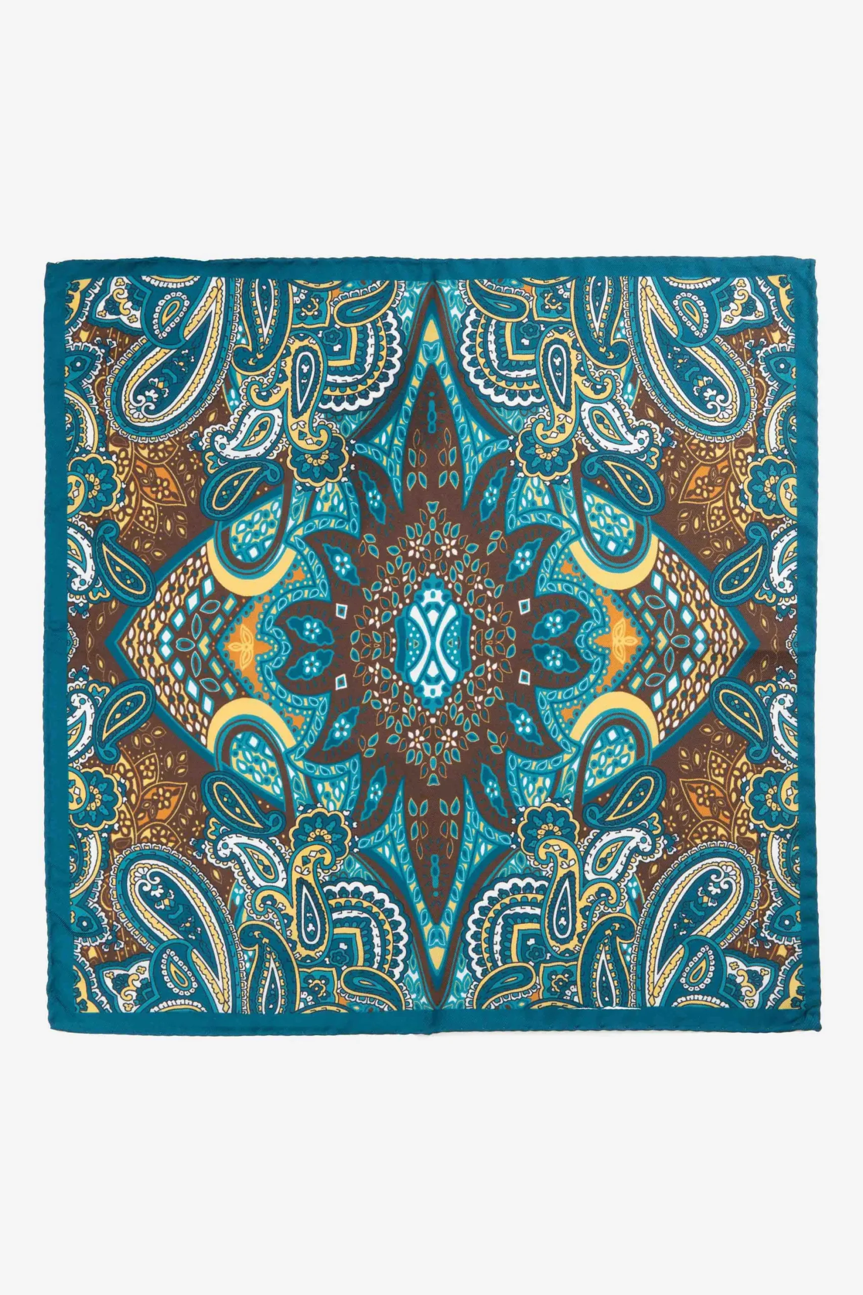 Pochette ripasso in seta - FANT. VERDE