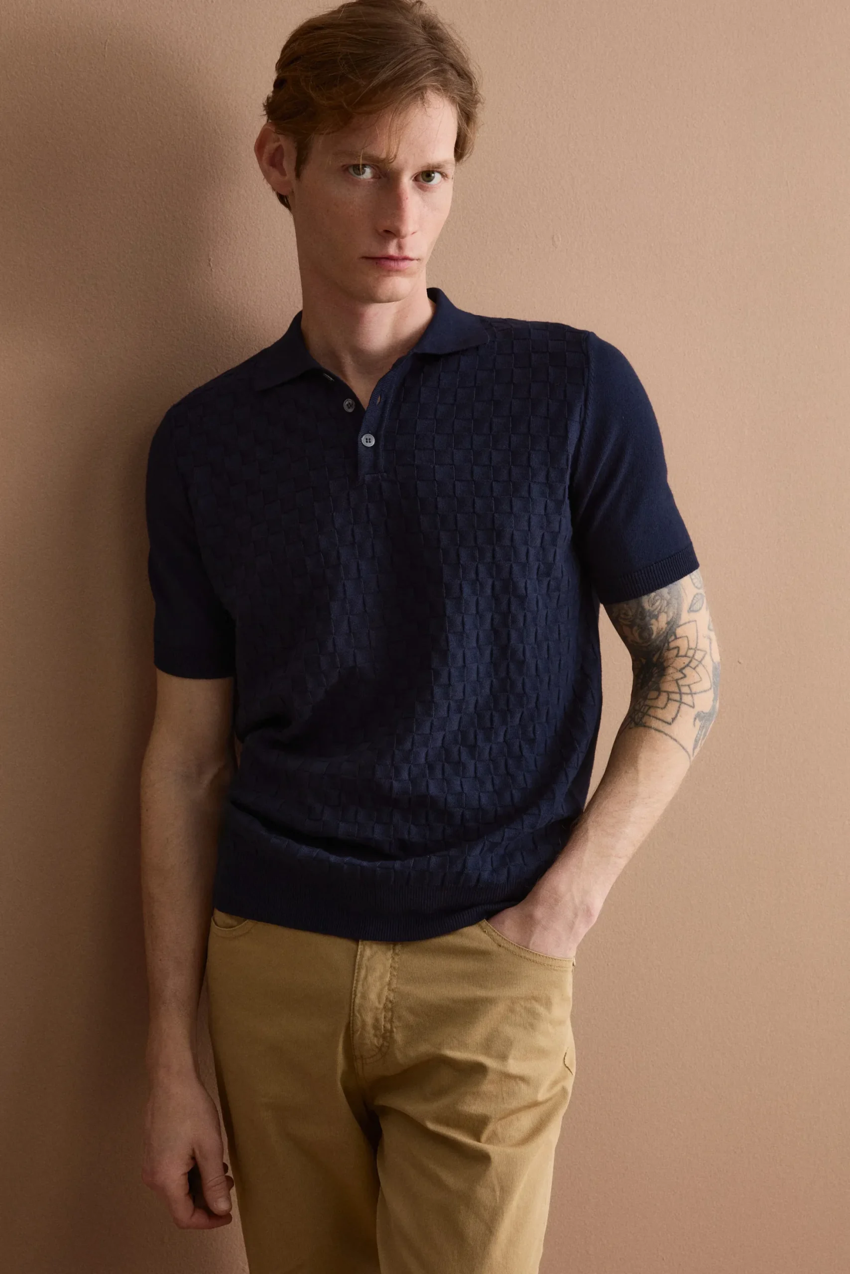 Polo Dama Mezza Manica in Cotone - BLU
