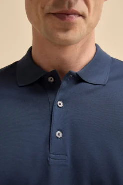 Polo Piquet in Filo di Scozia - BLU
