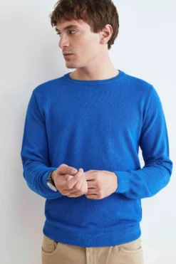 Pullover girocollo in cotone - ROYAL