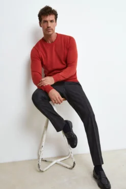 Pullover Girocollo in Lana Merino - COCCIO