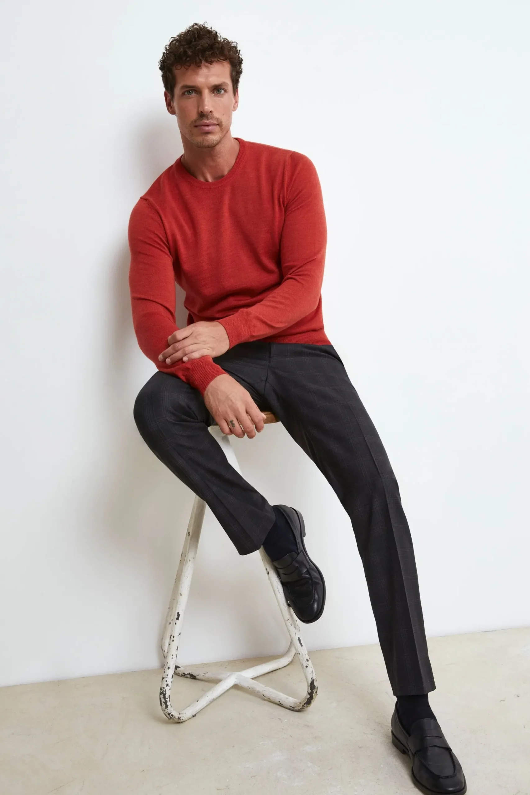 Pullover Girocollo in Lana Merino - COCCIO