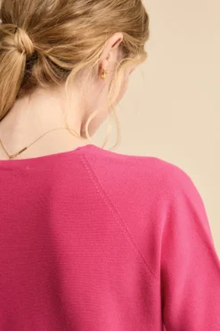 Pullover Links con Scollo a V in Cotone - PEONIA