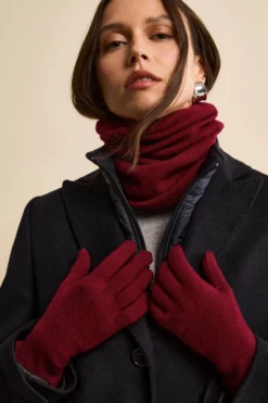 Scaldacollo in cashmere - BORDEAUX