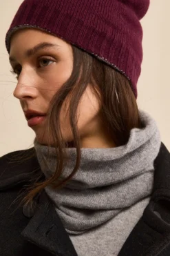 Scaldacollo in cashmere - GRIGIO MEDIO