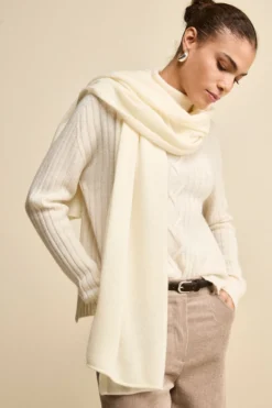 Sciarpa in cashmere - PANNA
