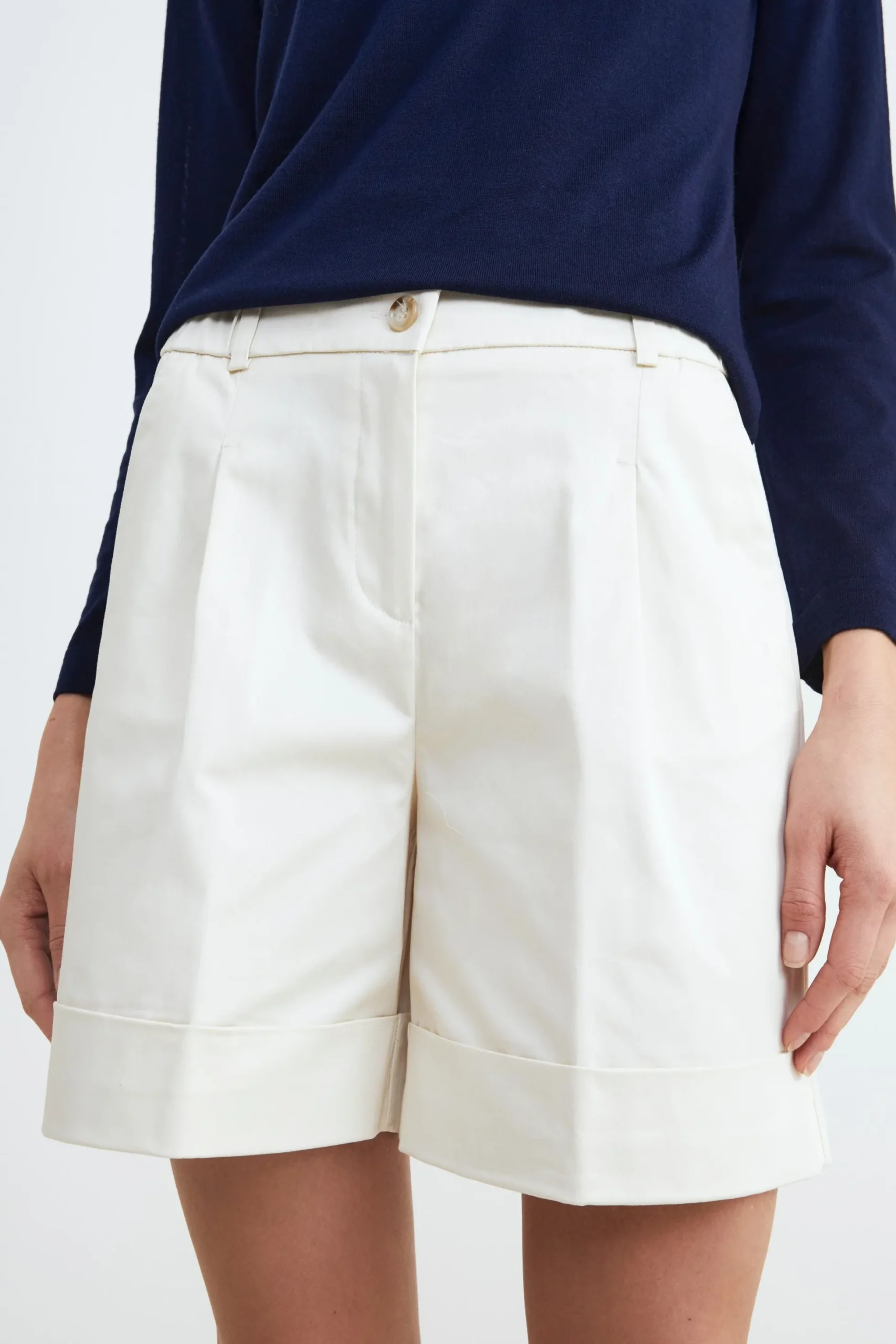 Shorts bianchi donna - PANNA