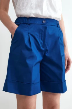 Shorts blu donna - BLU ELETTRICO