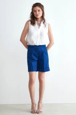 Shorts blu donna - BLU ELETTRICO