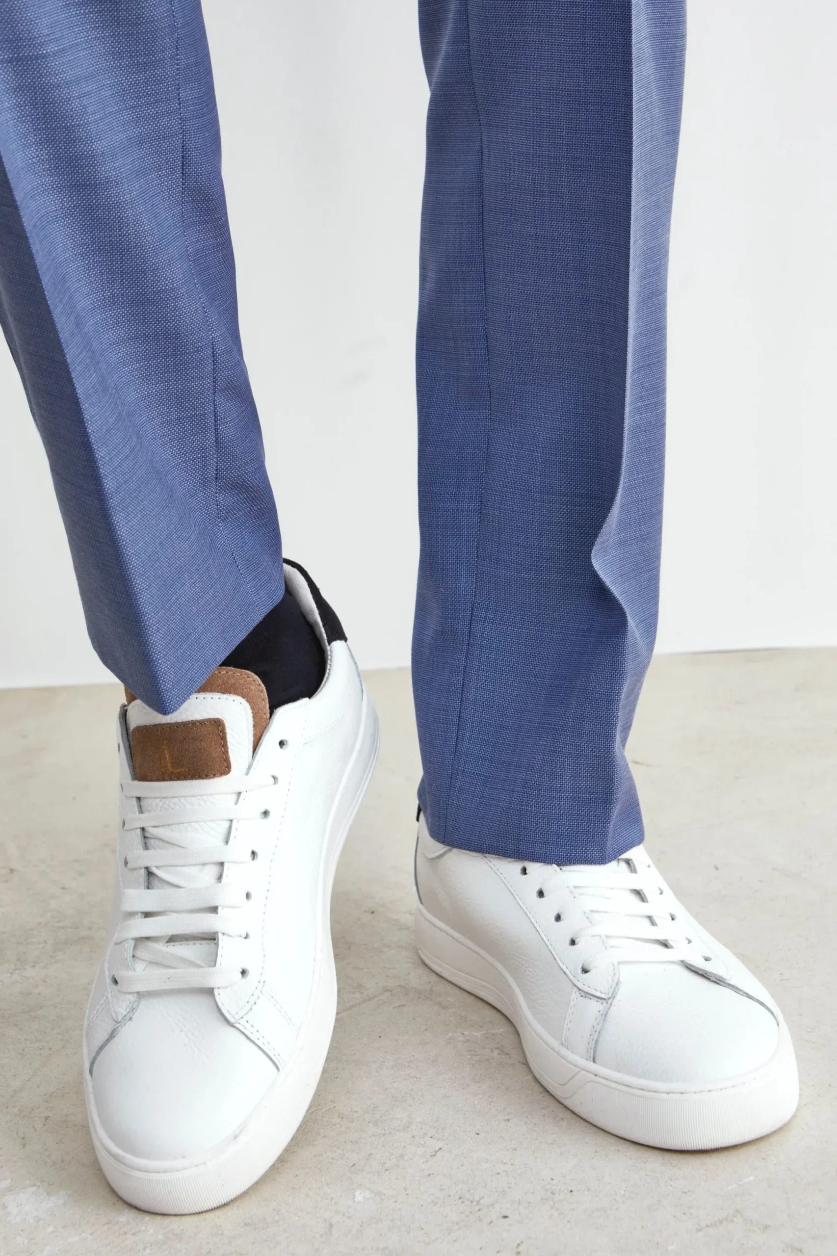 Sneakers Bianche in Pelle - BIANCO