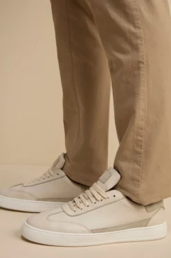 Sneakers Camoscio in Pelle - PANNA