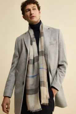 Stola Check in Cashmere - GRIGIO QUADRI