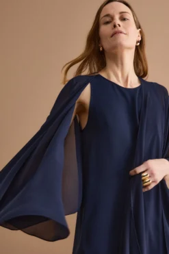 Stola da Cerimonia in Georgette - BLU