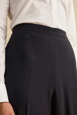 Tailleur Doppiopetto con Revers a Lancia in Lana Vergine - BLU