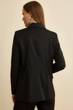 Tailleur in Lana Vergine Doppiopetto - NERO