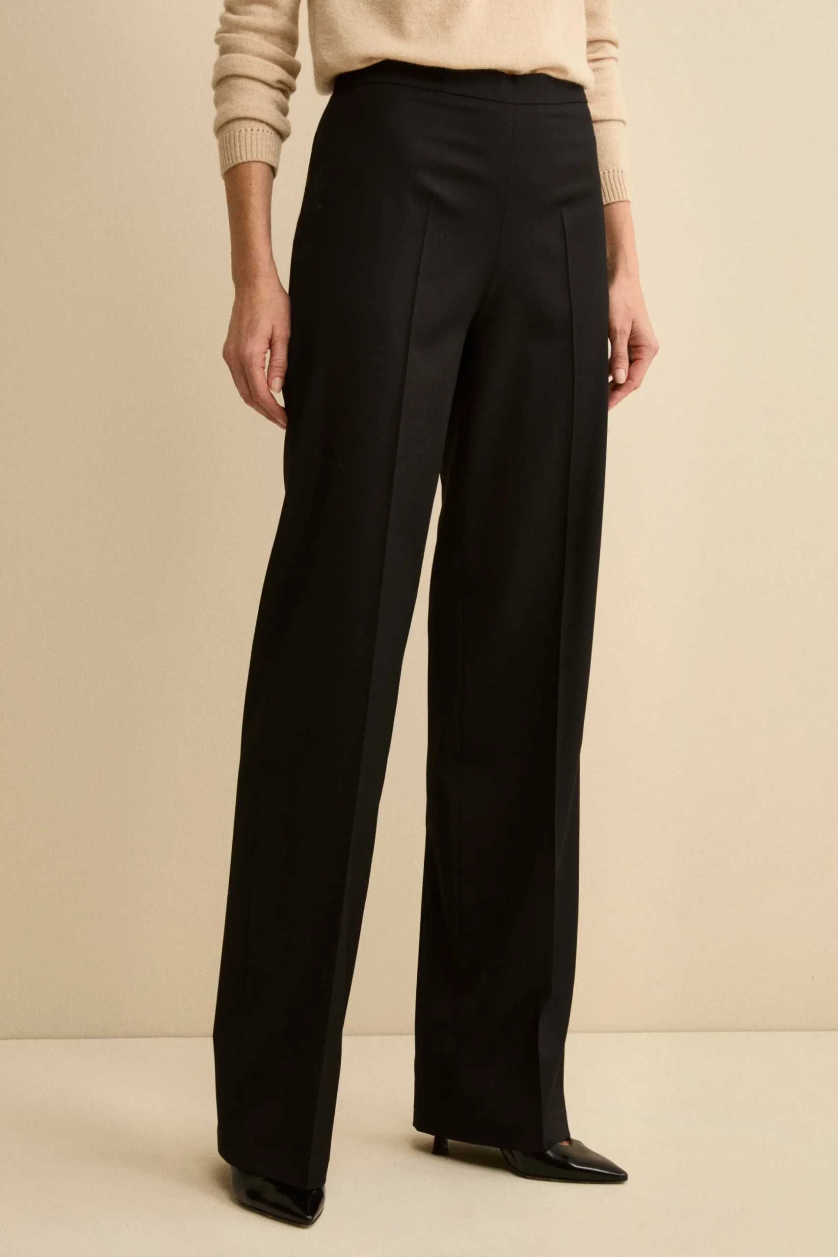 Tailleur in Lana Vergine Doppiopetto - NERO