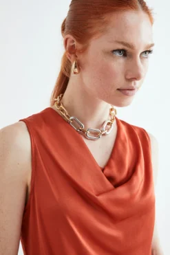 Top elegante in raso - PAPRICA