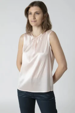 Top in seta - ROSA