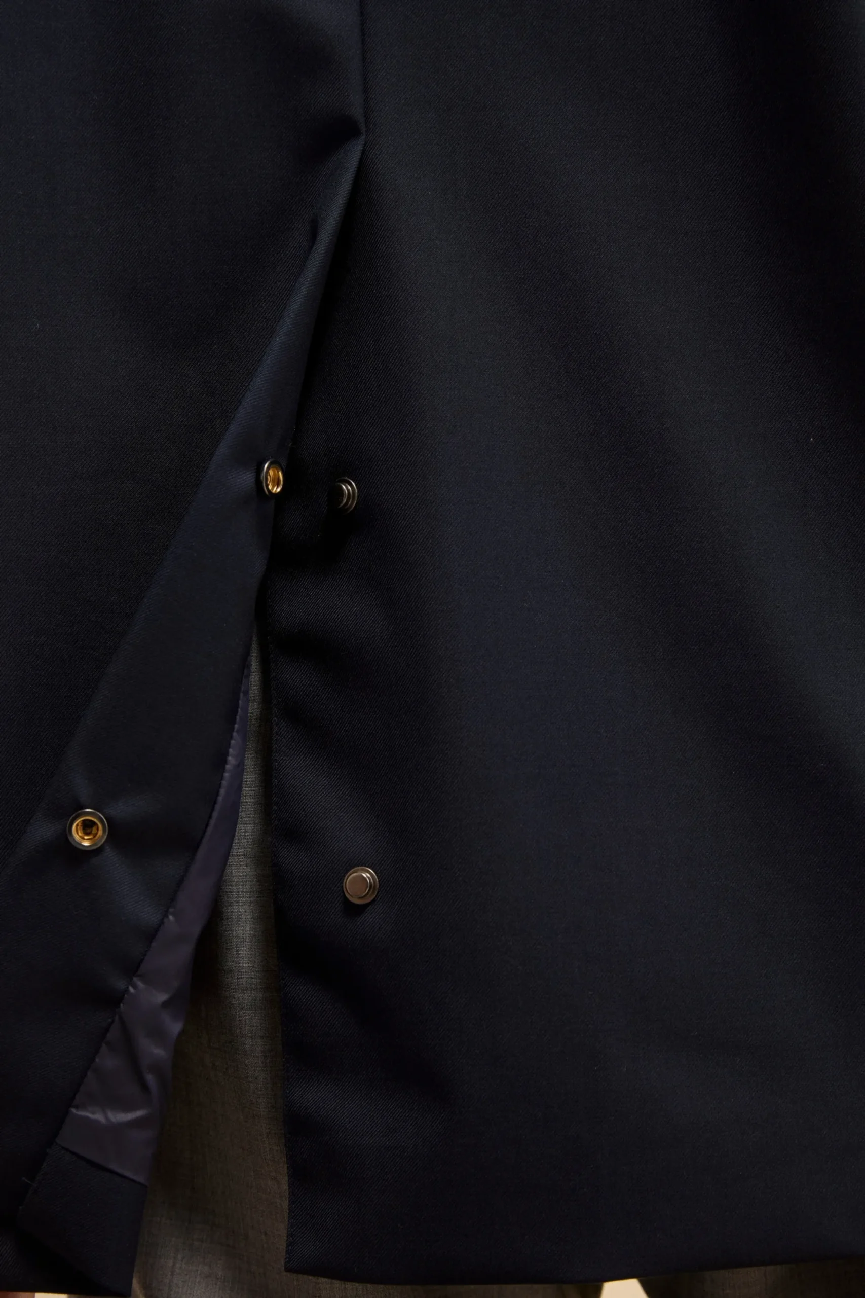 Trench Impermeabile con Pettorina - BLU