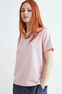 T-shirt in cotone - ROSA