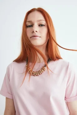 T-shirt in cotone - ROSA