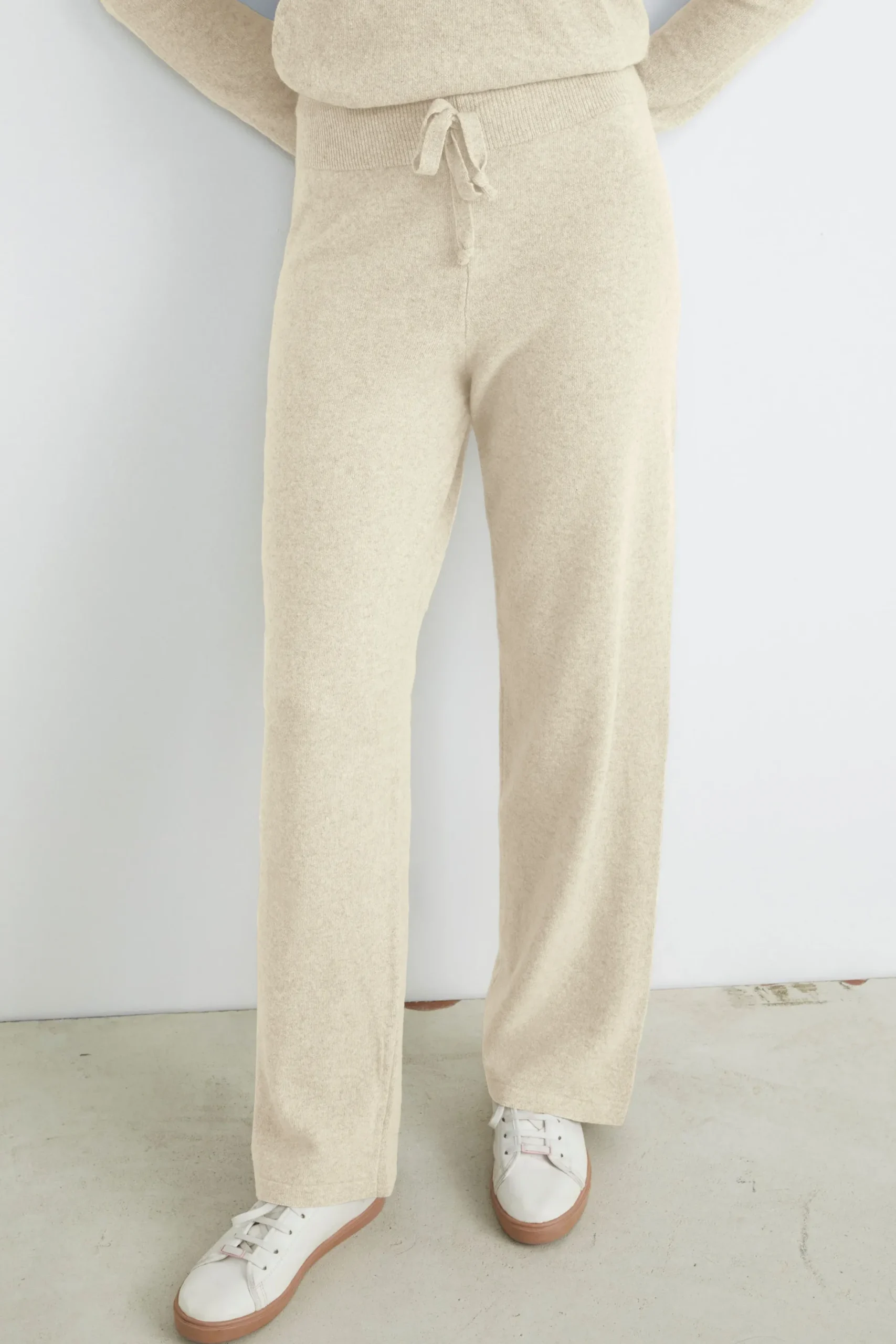 Tuta in cashmere - PANNA