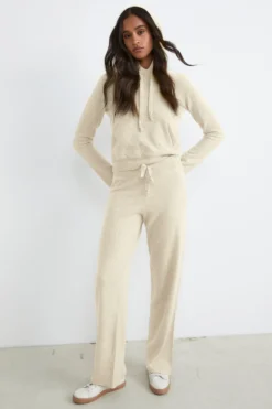 Tuta in cashmere - PANNA