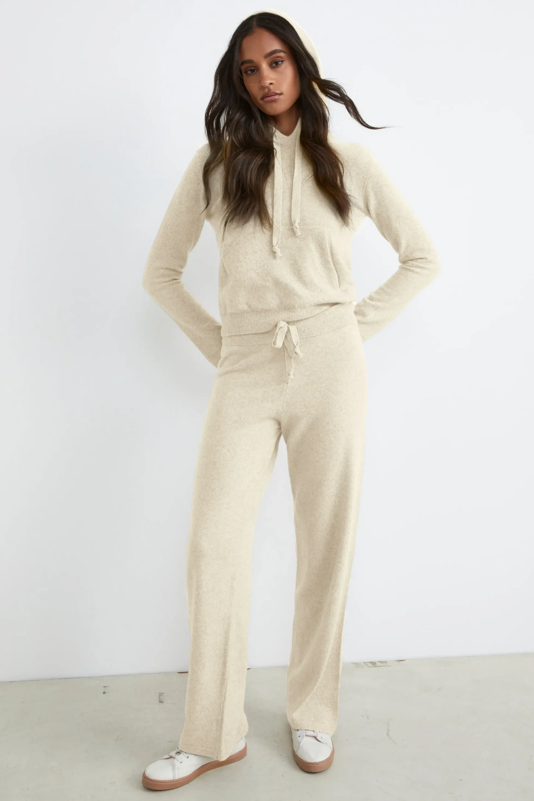 Tuta in cashmere - PANNA